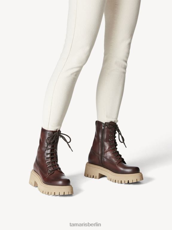 de Tamaris Frauen Lederstiefelette - Braun/Café 0LHV41783 Schuhe