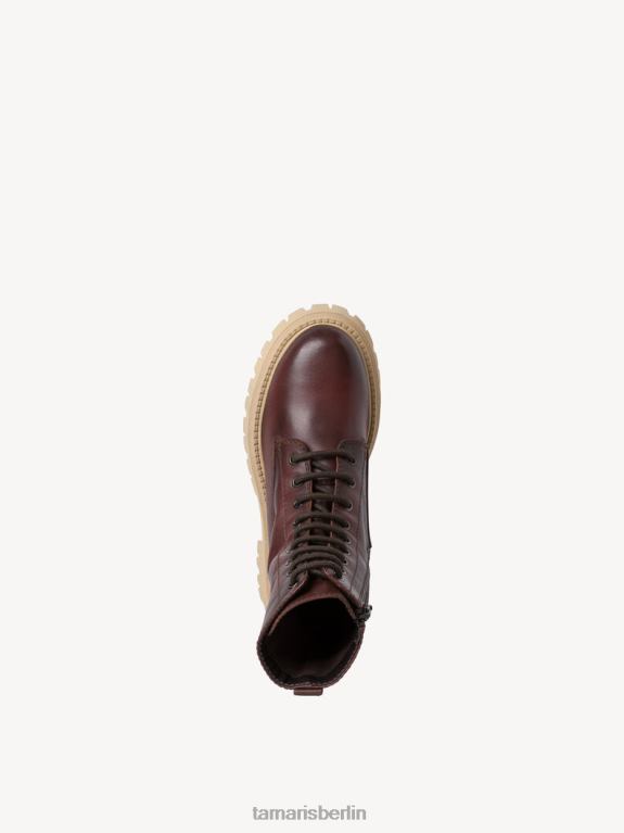 de Tamaris Frauen Lederstiefelette - Braun/Café 0LHV41783 Schuhe