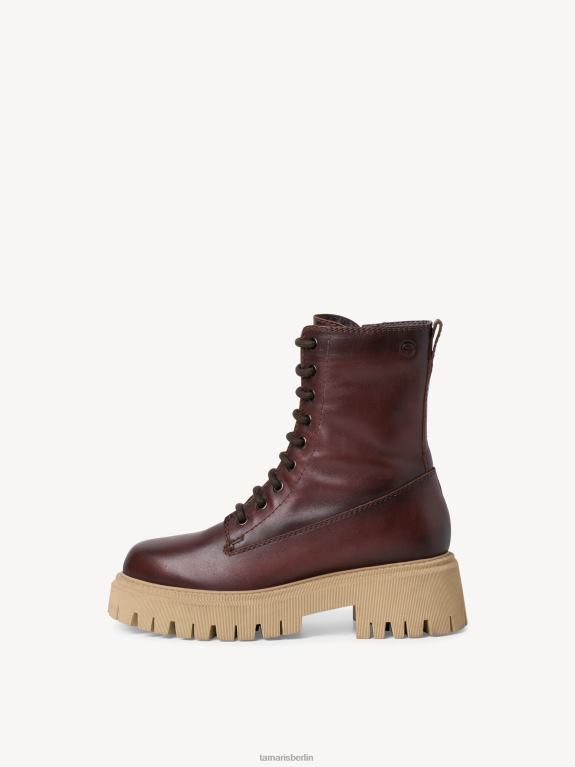 de Tamaris Frauen Lederstiefelette - Braun/Café 0LHV41783 Schuhe