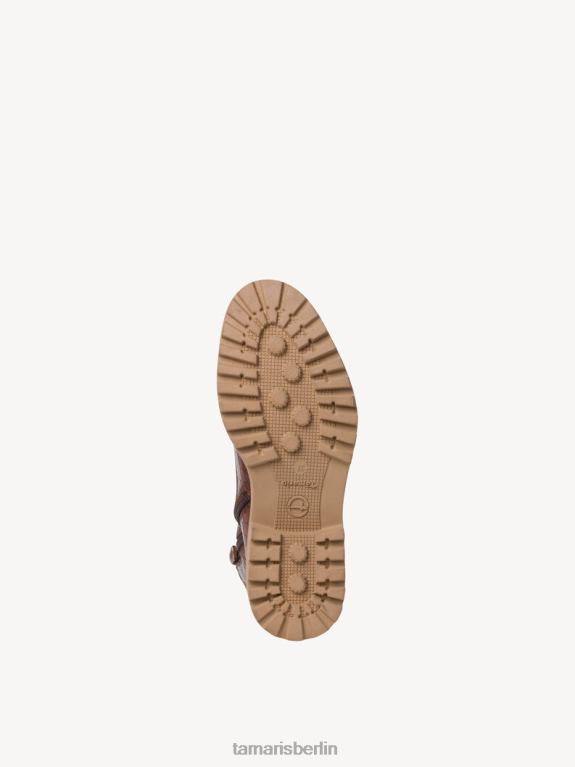 de Tamaris Frauen Lederstiefelette - Braun/Cognac-Kroko 0LHV41744 Schuhe