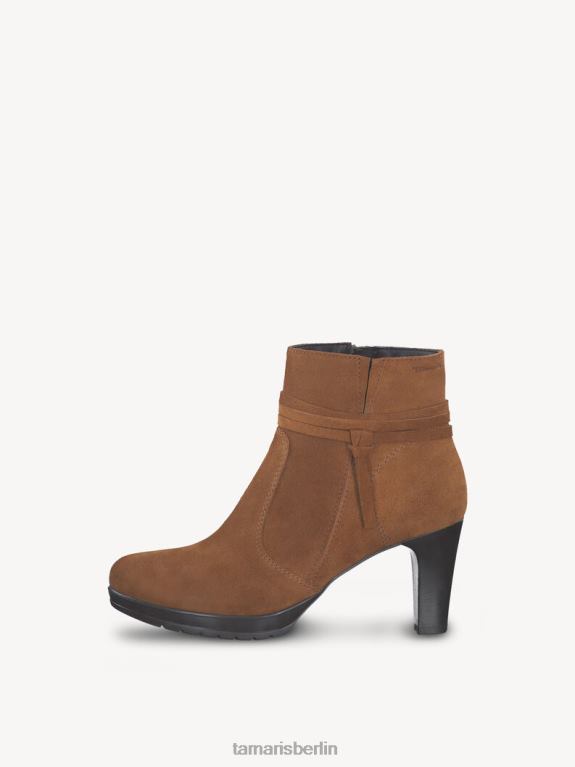 de Tamaris Frauen Lederstiefelette - Braun/Muscat-Wildleder 0LHV42109 Schuhe