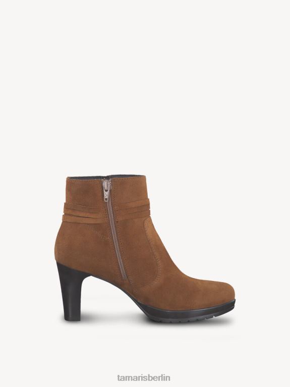 de Tamaris Frauen Lederstiefelette - Braun/Muscat-Wildleder 0LHV42109 Schuhe