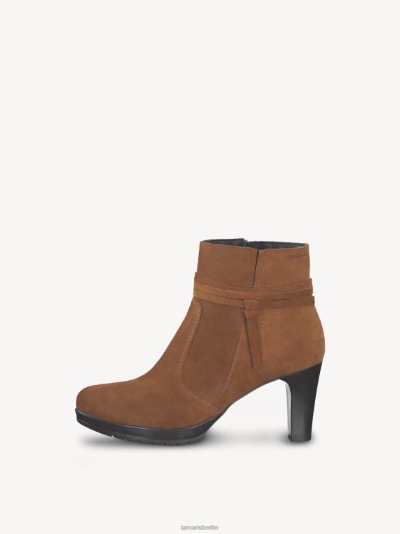 de Tamaris Frauen Lederstiefelette - Braun/Muscat-Wildleder 0LHV42109 Schuhe