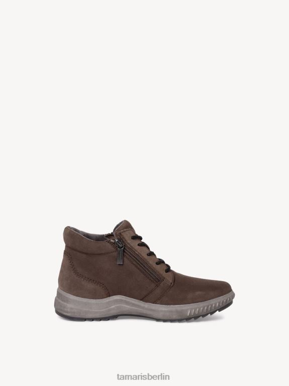 de Tamaris Frauen Lederstiefelette - Grau/Stein 0LHV41384 Schuhe