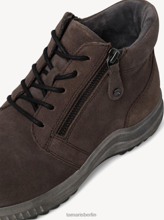 de Tamaris Frauen Lederstiefelette - Grau/Stein 0LHV41617 Schuhe