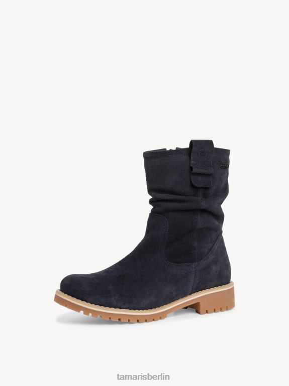 de Tamaris Frauen Lederstiefelette - blaues Warmfutter/Marineblau 0LHV41229 Schuhe