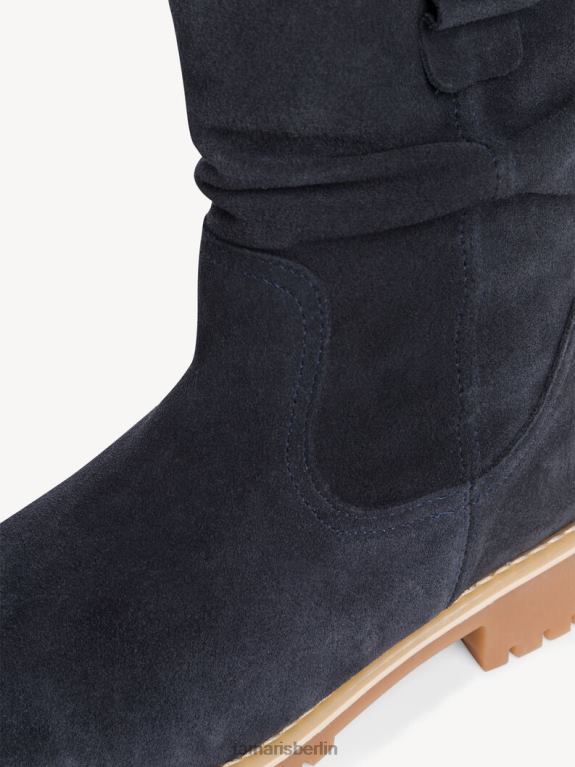 de Tamaris Frauen Lederstiefelette - blaues Warmfutter/Marineblau 0LHV41229 Schuhe