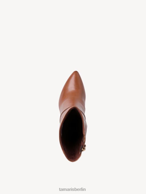 de Tamaris Frauen Lederstiefelette - braun/cognac 0LHV41460 Schuhe