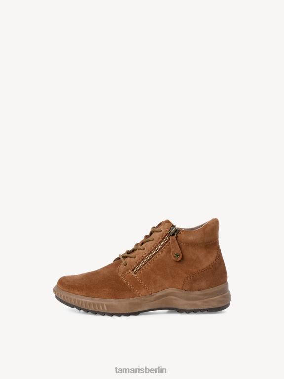 de Tamaris Frauen Lederstiefelette - braun/cognac 0LHV41629 Schuhe
