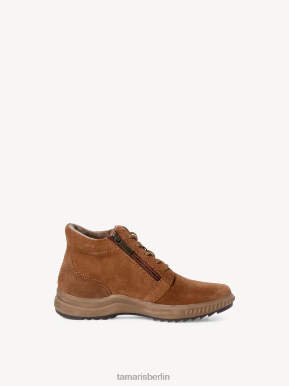 de Tamaris Frauen Lederstiefelette - braun/cognac 0LHV41629 Schuhe