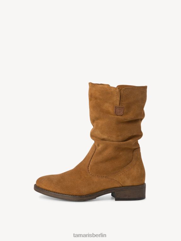 de Tamaris Frauen Lederstiefelette - braun/cognac 0LHV42181 Schuhe
