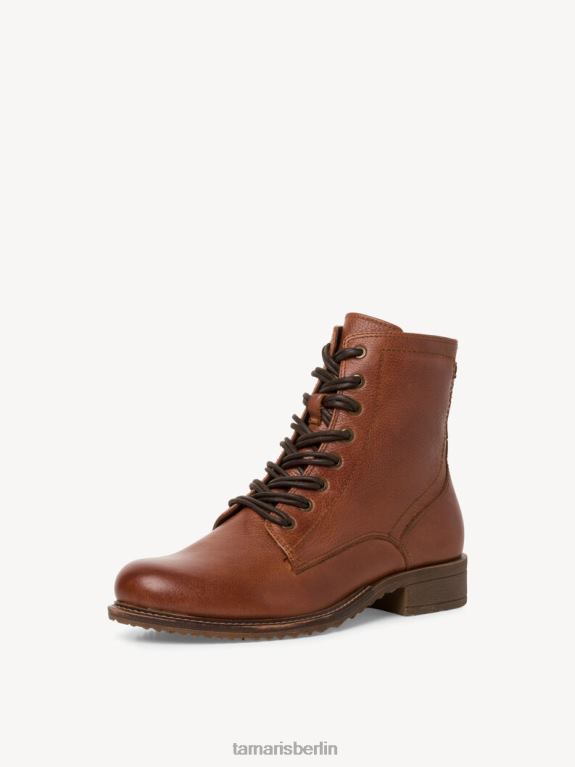 de Tamaris Frauen Lederstiefelette - braun/cognac 0LHV42278 Schuhe