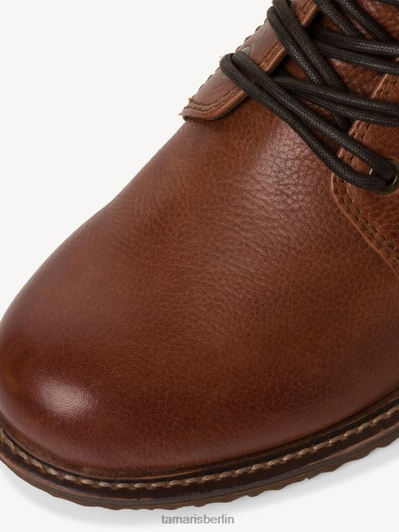 de Tamaris Frauen Lederstiefelette - braun/cognac 0LHV42278 Schuhe