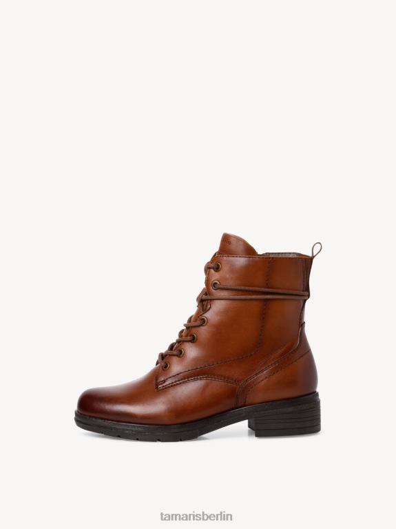 de Tamaris Frauen Lederstiefelette - braun/cognac 0LHV42308 Schuhe