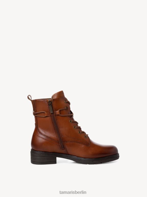 de Tamaris Frauen Lederstiefelette - braun/cognac 0LHV42308 Schuhe