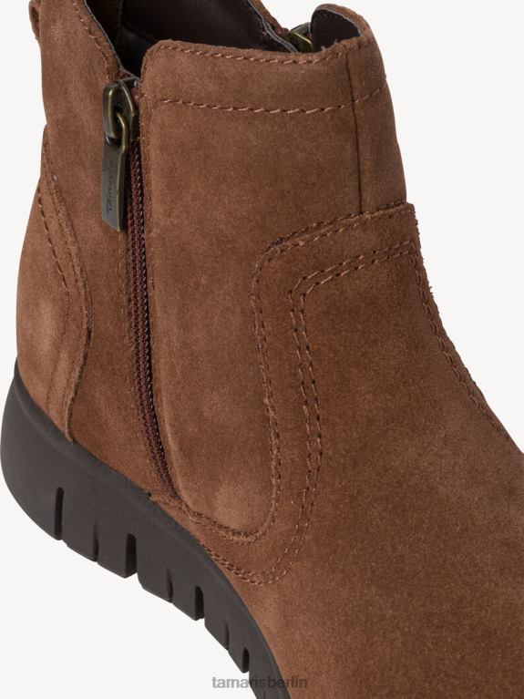 de Tamaris Frauen Lederstiefelette - braun/cognac 0LHV4511 Schuhe