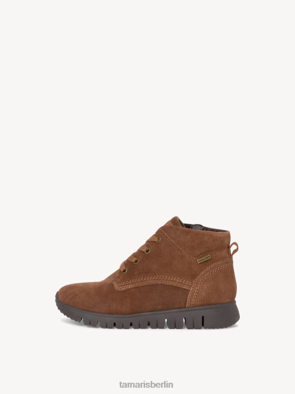 de Tamaris Frauen Lederstiefelette - braun/cognac 0LHV4592 Schuhe