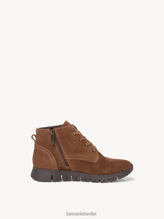 de Tamaris Frauen Lederstiefelette - braun/cognac 0LHV4592 Schuhe