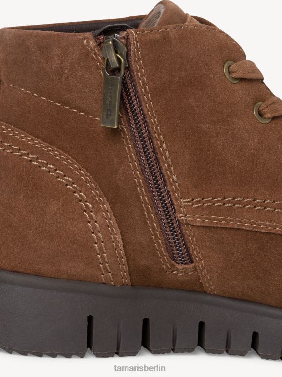 de Tamaris Frauen Lederstiefelette - braun/cognac 0LHV4592 Schuhe