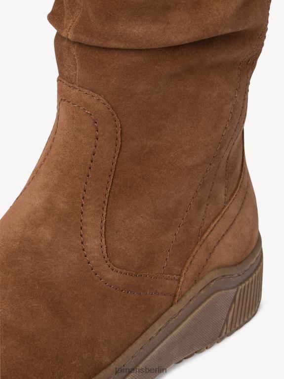 de Tamaris Frauen Lederstiefelette - braun/cognac 0LHV498 Schuhe