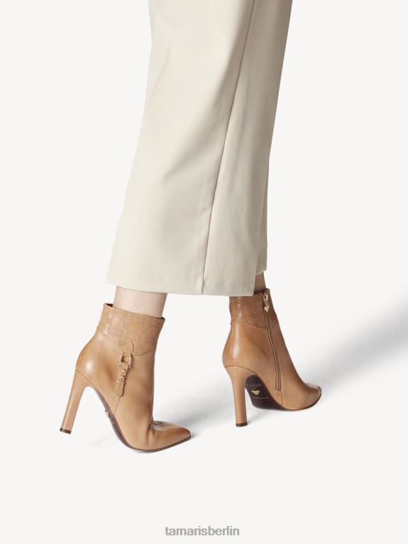 de Tamaris Frauen Lederstiefelette - braun/kamel 0LHV41742 Schuhe