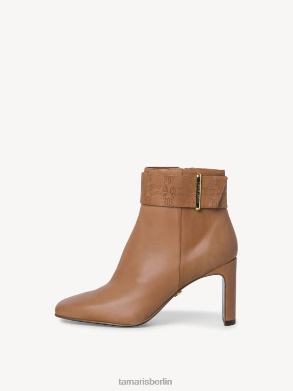 de Tamaris Frauen Lederstiefelette - braun/kamel 0LHV42029 Schuhe