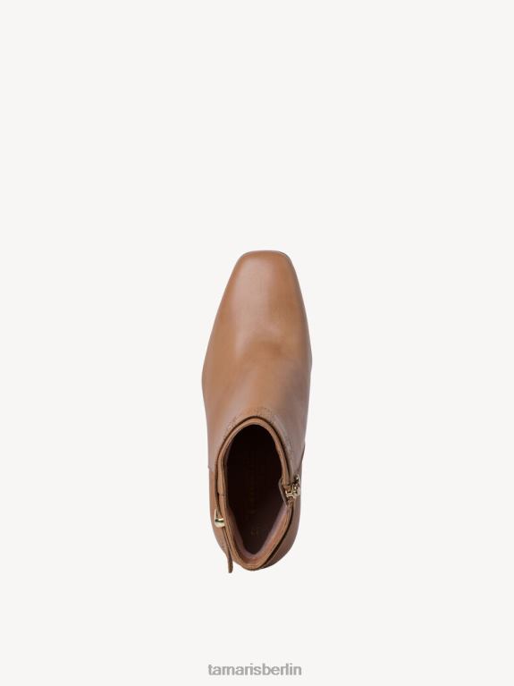de Tamaris Frauen Lederstiefelette - braun/kamel 0LHV42029 Schuhe