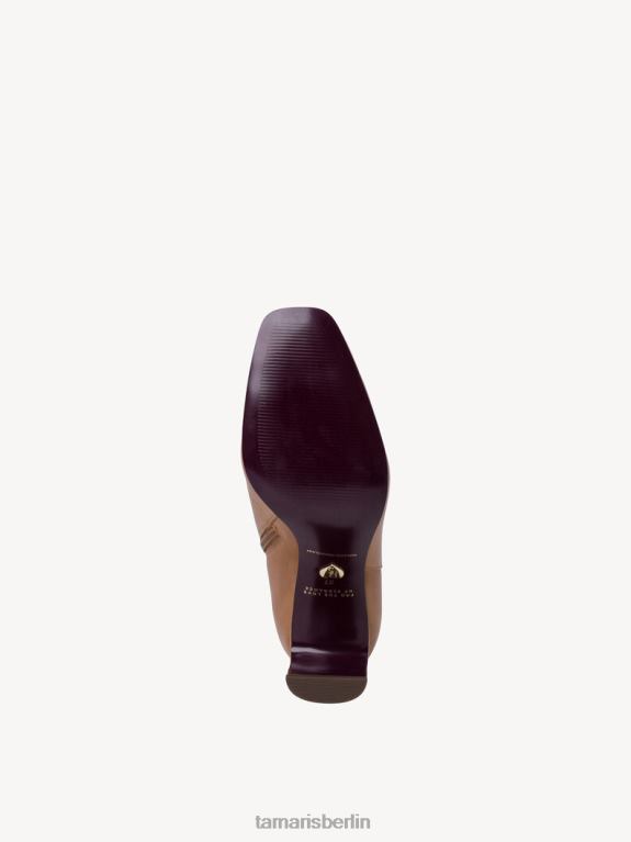 de Tamaris Frauen Lederstiefelette - braun/kamel 0LHV42029 Schuhe