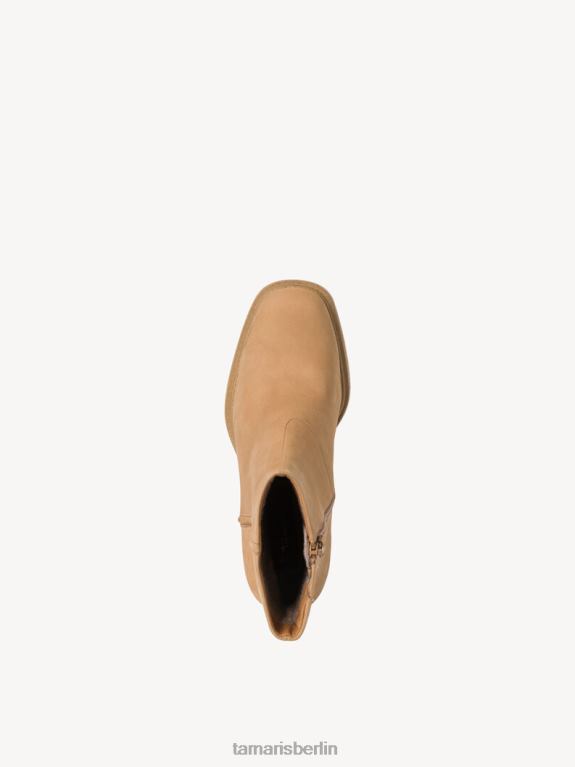 de Tamaris Frauen Lederstiefelette - braun/kamel 0LHV42051 Schuhe