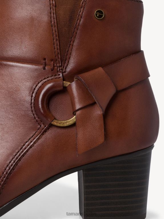 de Tamaris Frauen Lederstiefelette - braun/kastanie 0LHV41514 Schuhe