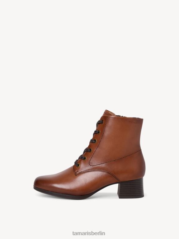 de Tamaris Frauen Lederstiefelette - braun/kastanie 0LHV42234 Schuhe