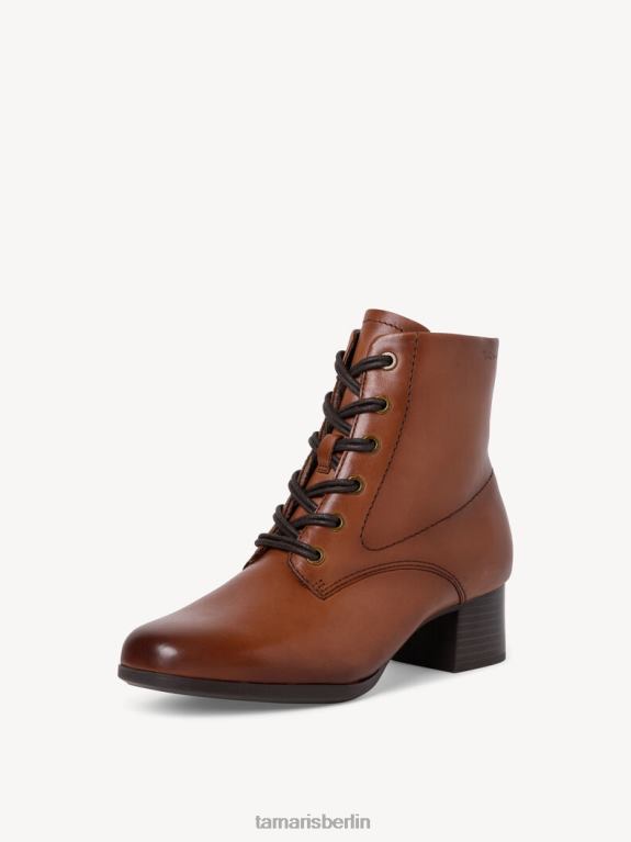 de Tamaris Frauen Lederstiefelette - braun/kastanie 0LHV42234 Schuhe