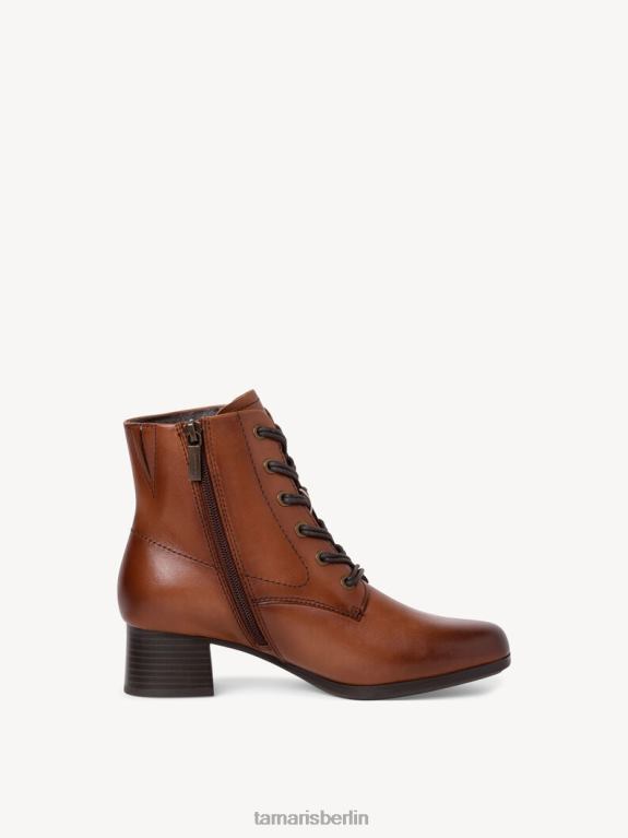 de Tamaris Frauen Lederstiefelette - braun/kastanie 0LHV42234 Schuhe
