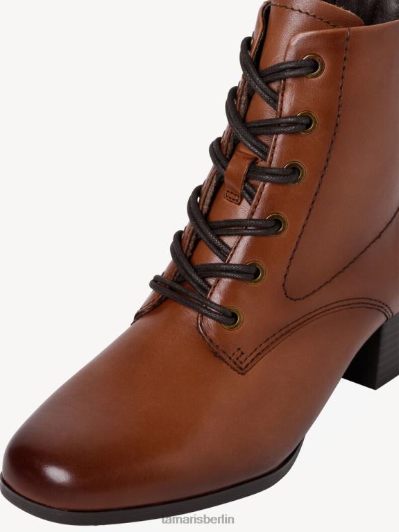 de Tamaris Frauen Lederstiefelette - braun/kastanie 0LHV42234 Schuhe