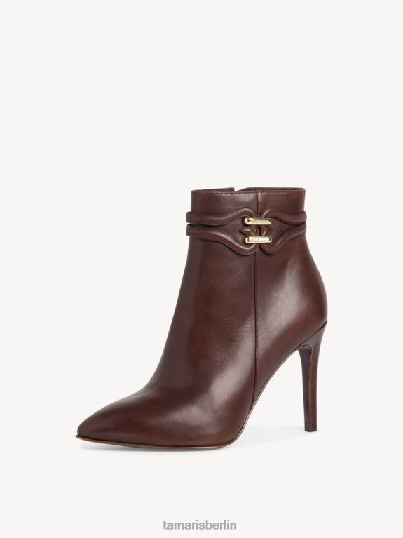 de Tamaris Frauen Lederstiefelette - braun/mocca 0LHV42145 Schuhe