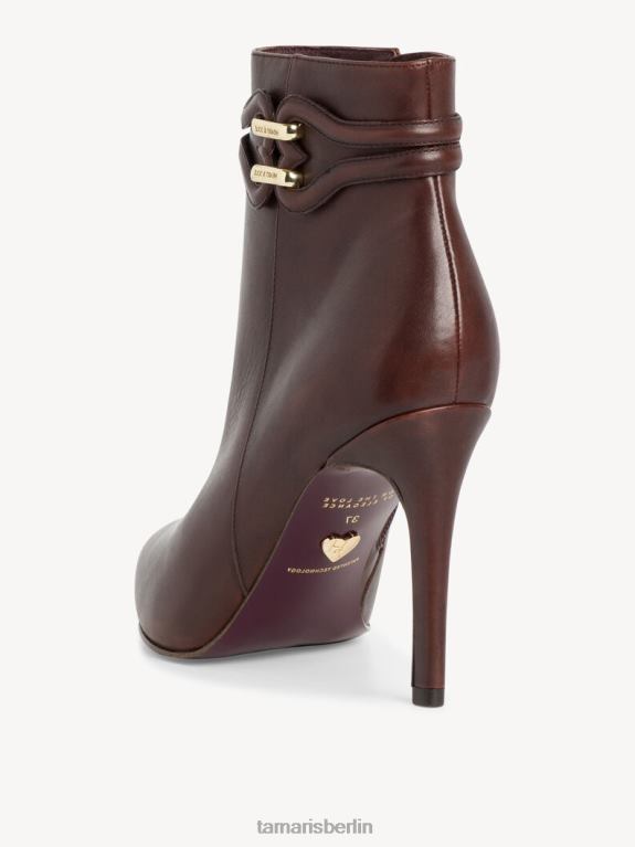de Tamaris Frauen Lederstiefelette - braun/mocca 0LHV42145 Schuhe