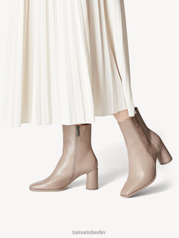 de Tamaris Frauen Lederstiefelette - braun/taupe 0LHV41007 Schuhe