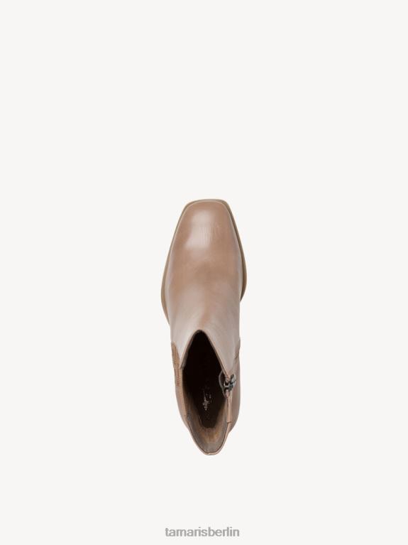 de Tamaris Frauen Lederstiefelette - braun/taupe 0LHV41007 Schuhe