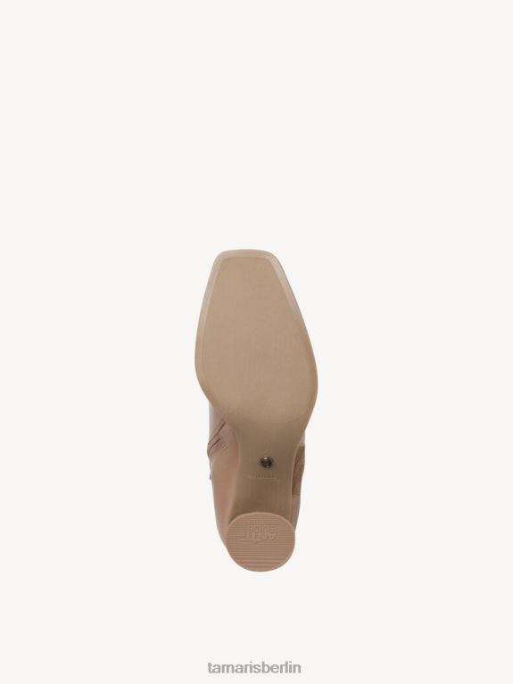 de Tamaris Frauen Lederstiefelette - braun/taupe 0LHV41007 Schuhe