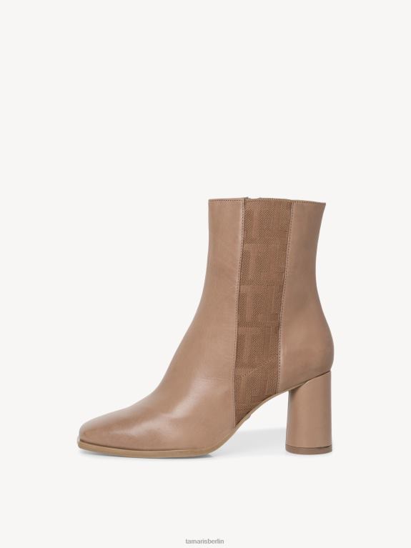 de Tamaris Frauen Lederstiefelette - braun/taupe 0LHV41007 Schuhe