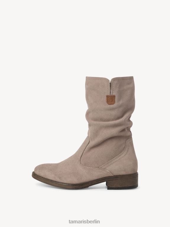 de Tamaris Frauen Lederstiefelette - braun/taupe 0LHV41072 Schuhe
