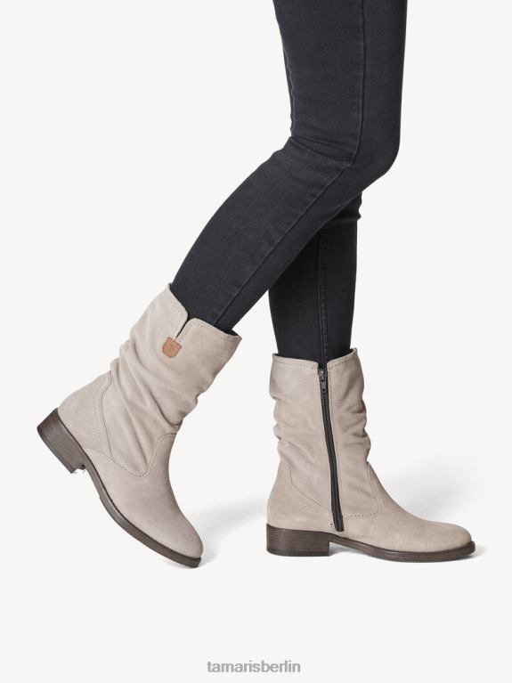 de Tamaris Frauen Lederstiefelette - braun/taupe 0LHV41072 Schuhe