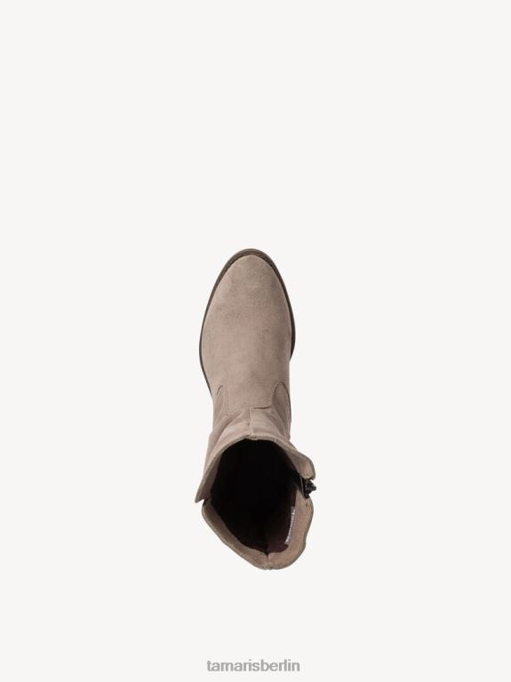 de Tamaris Frauen Lederstiefelette - braun/taupe 0LHV41072 Schuhe