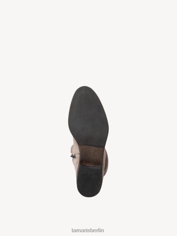 de Tamaris Frauen Lederstiefelette - braun/taupe 0LHV41072 Schuhe