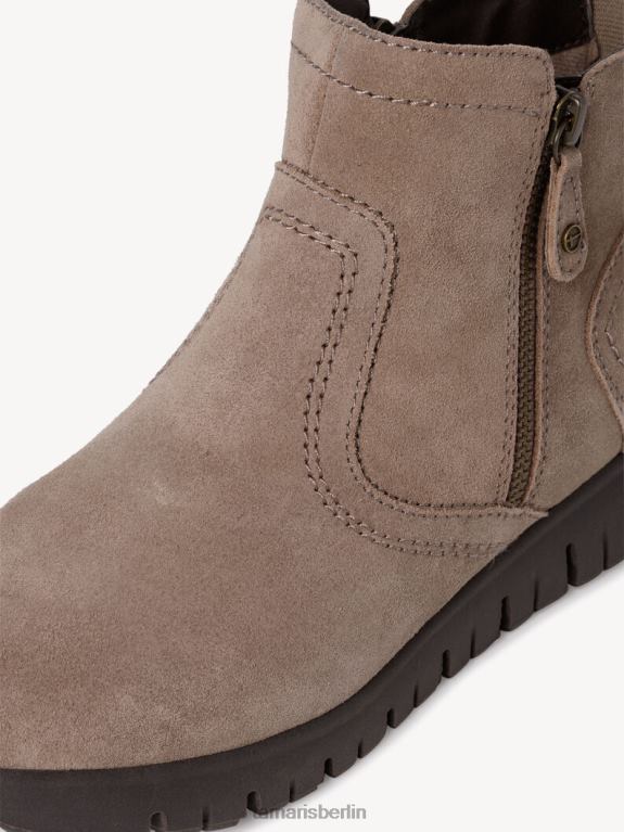 de Tamaris Frauen Lederstiefelette - braun/taupe 0LHV41139 Schuhe