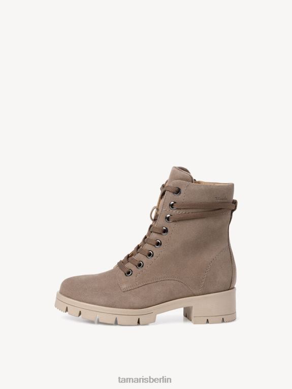 de Tamaris Frauen Lederstiefelette - braun/taupe 0LHV41382 Schuhe