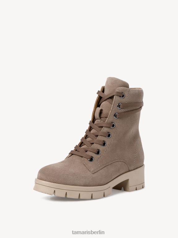 de Tamaris Frauen Lederstiefelette - braun/taupe 0LHV41382 Schuhe