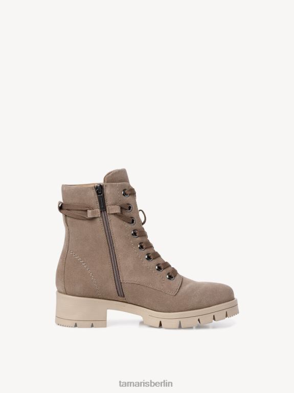 de Tamaris Frauen Lederstiefelette - braun/taupe 0LHV41382 Schuhe