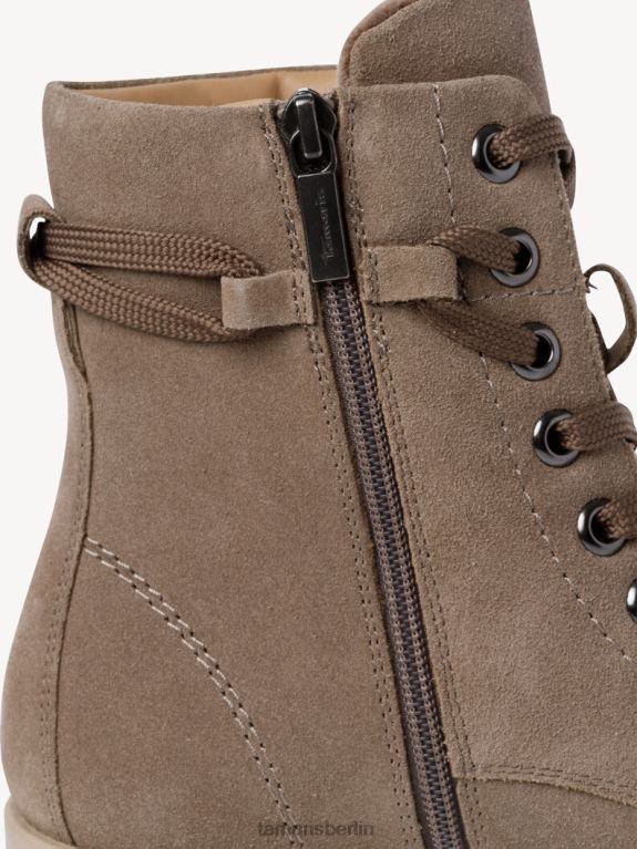 de Tamaris Frauen Lederstiefelette - braun/taupe 0LHV41382 Schuhe