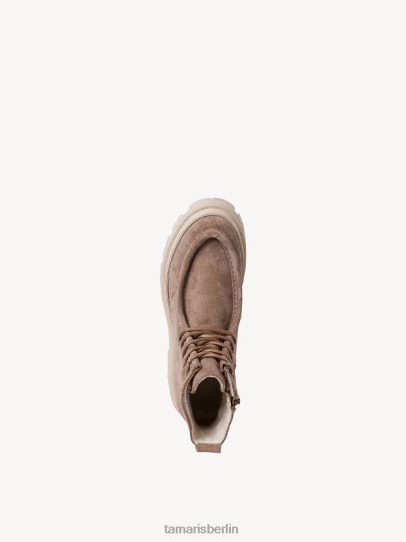 de Tamaris Frauen Lederstiefelette - braun/taupe 0LHV41662 Schuhe